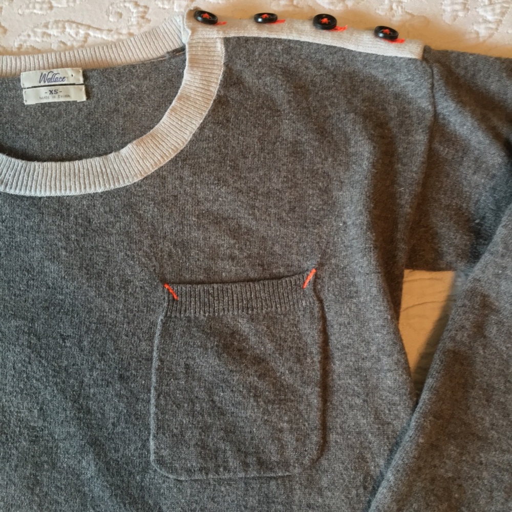 Madewell l Wallace Contrast Tunic Sweater
